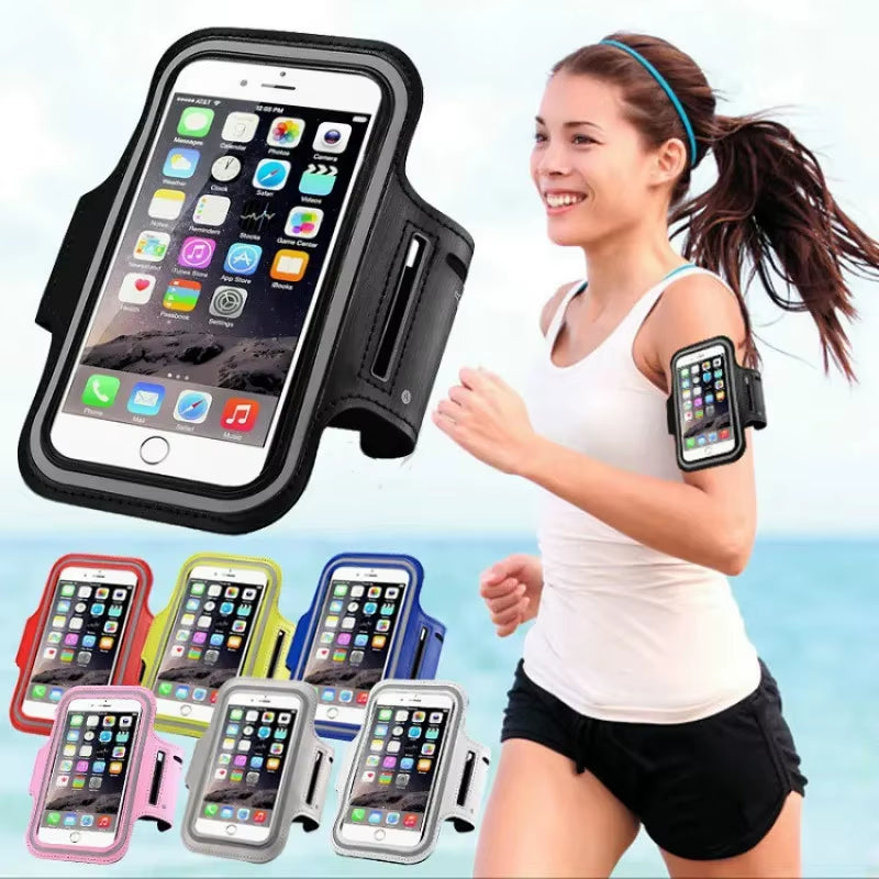 New Universal Outdoor Sports Armband Case Phone Holder for Iphone 13 14 15 Samsung Huawei Gym Running Phone Bag Arm Band Case