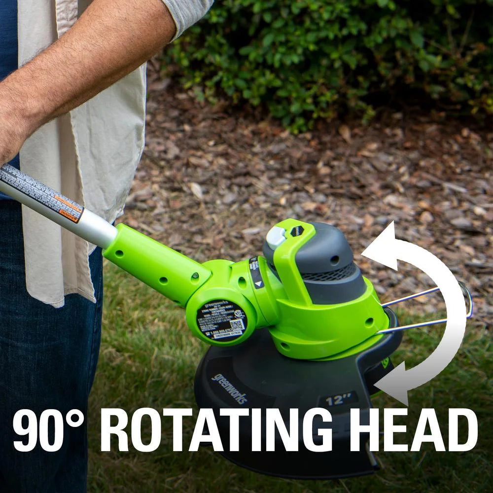 24V 12" Cordless String Trimmer/Edger with 2.0 Ah USB Battery & Charger 2117902AZVT