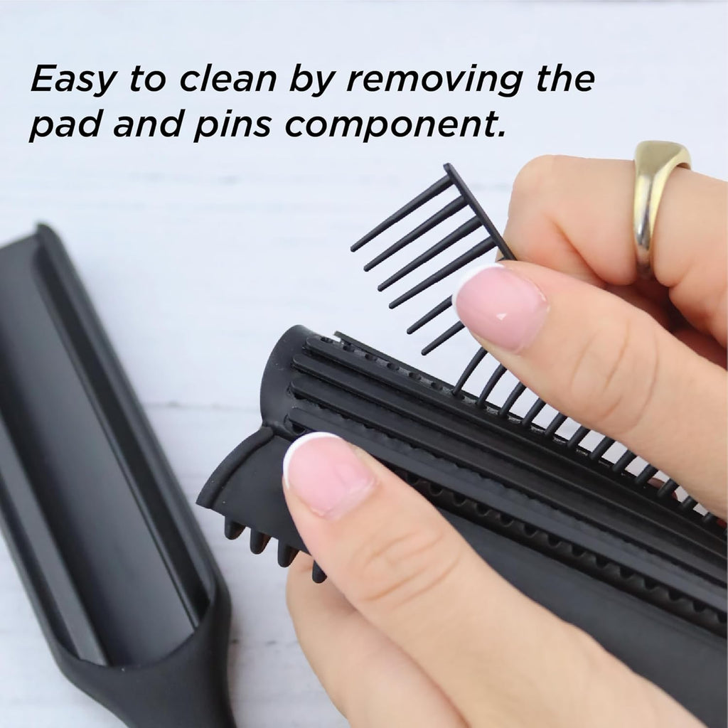 D3 Original Curl Definer & Styler, Curly Hair Brush for Women & Men – 7 Row Detangling & Curl Defining Brush for Smooth Defined Curls - a Precision Styling Brush for Straight Hair