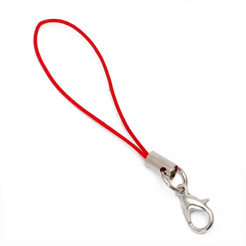 10/50pcs Lanyard Lariat Strap Cord Clasp Rope Keychains Cellphone Hook Keyring Bag Accessories Key Ring Making Supplies Material