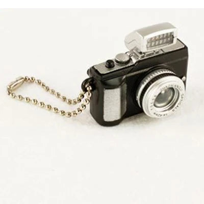 High Quality camera Key chain Electric Luminous Vocal Car Key Ring cell phone Bag Charm accessories Mini Flashlight Gift K1780