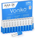 Ultra AAA Batteries 24 Pack - Alkaline Triple a Battery, Ultra Long-Lasting for All Your Devices, 10-Year Shelf Life, Leak-Proof & Mercury-Free