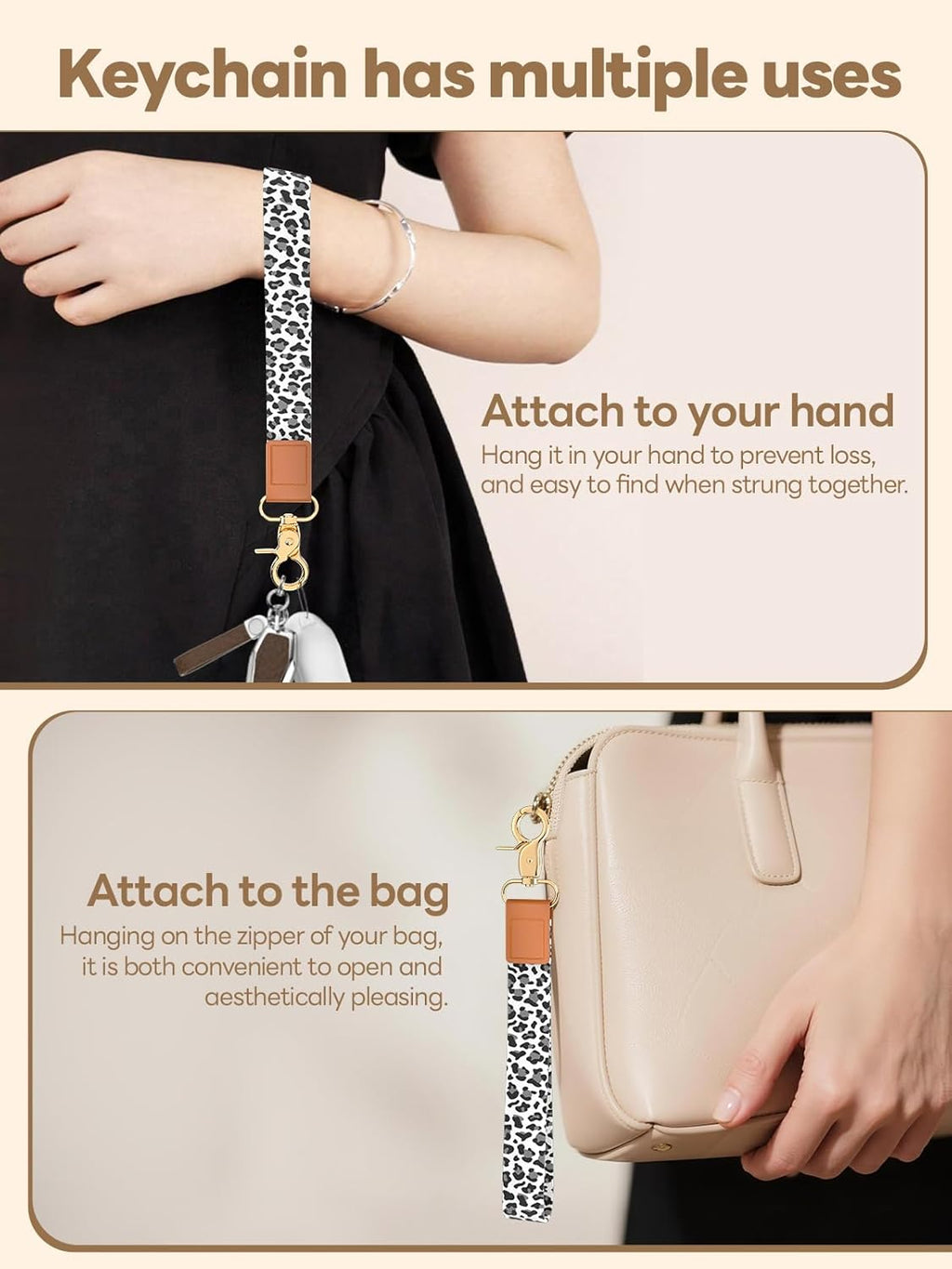 Wristlet Keychain for Women and Men, Key Chain Holder, Wrist Lanyard for Keys