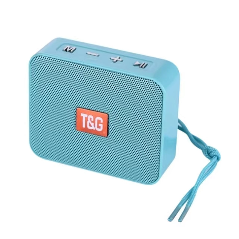 TG166 Mini Wireless Speaker Subwoofer Bluetooth-Compatible Portable Speakers USB 3D Stereo Surround Column Bass Box FM Radio
