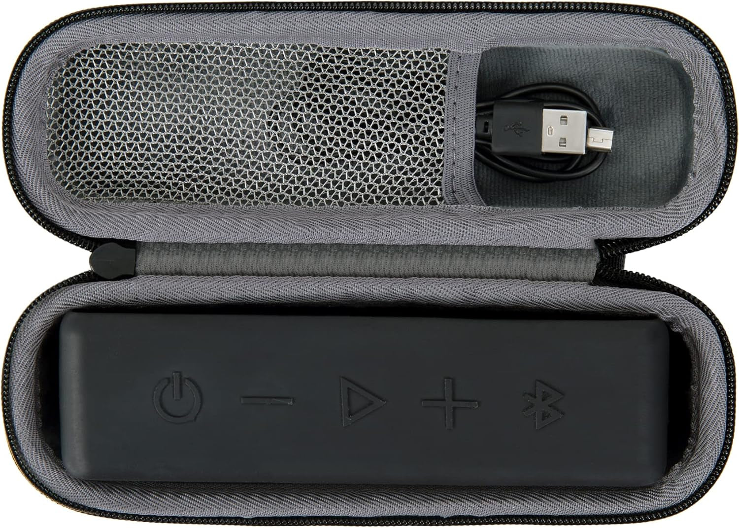 Hard Case Compatible with Anker Soundcore/Soundcore 2 / Motion B Portable Outdoor Sports Bluetooth Speaker (Black)