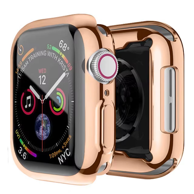Screen Protector for Apple Watch Ultra 3 2 49 41 44 40 45 46 42Mm TPU Bumper Cover Case for Iwatch Series 11 10 9 8 7 SE 6 5 4
