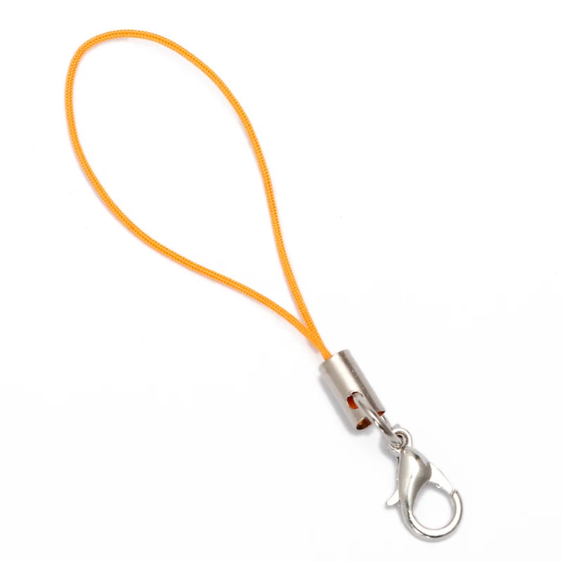 10/50pcs Lanyard Lariat Strap Cord Clasp Rope Keychains Cellphone Hook Keyring Bag Accessories Key Ring Making Supplies Material