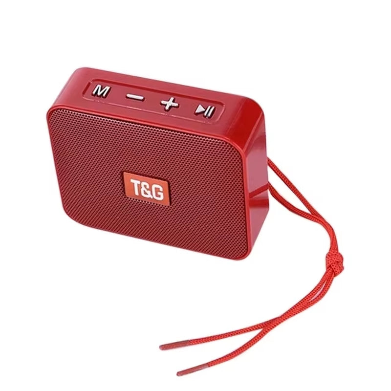 TG166 Mini Wireless Speaker Subwoofer Bluetooth-Compatible Portable Speakers USB 3D Stereo Surround Column Bass Box FM Radio