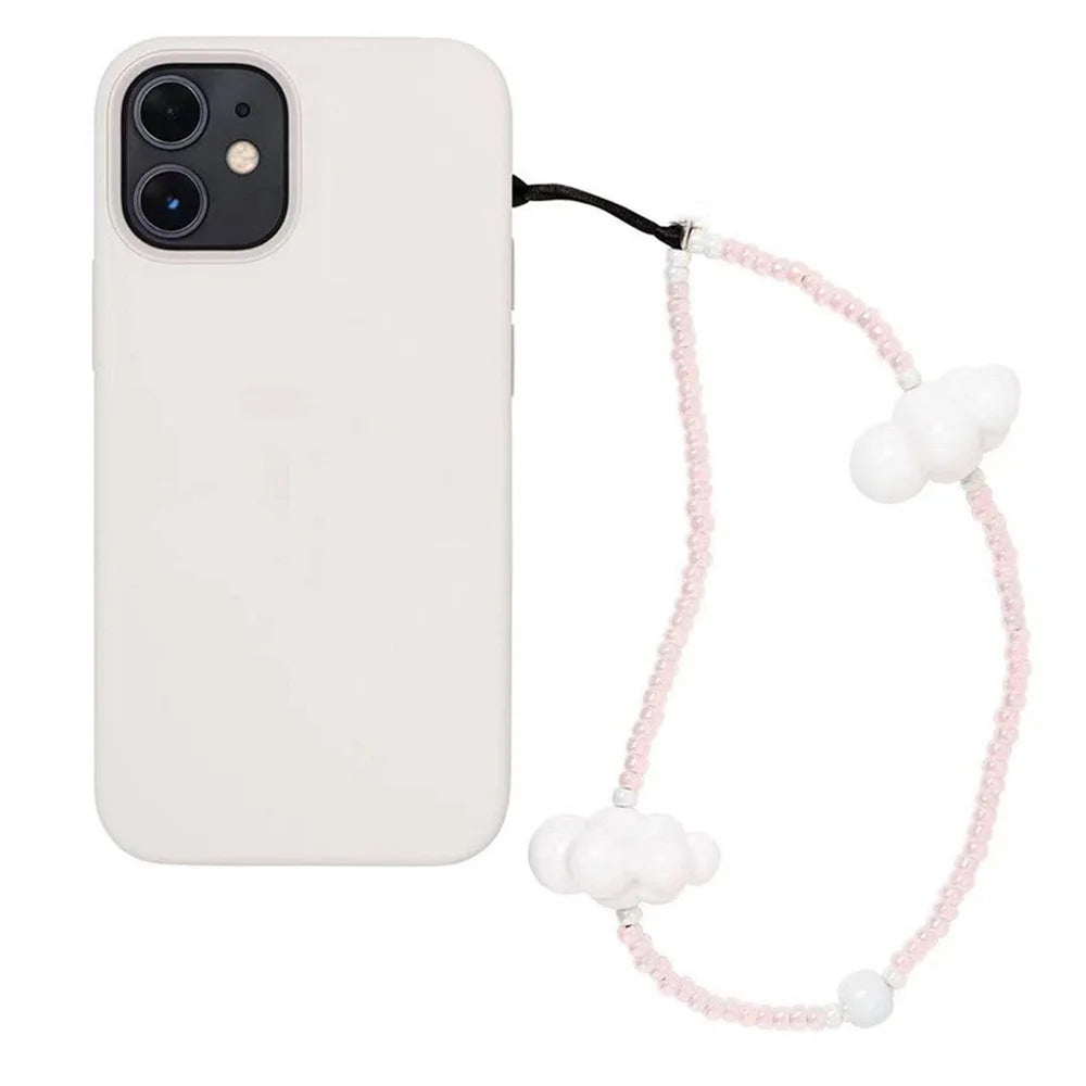 KKBEAD Blue Sky & White Clouds Phone Charm Strap Jewelry New Kpop Phone Accessories Telephone Chain Cellphones Lanyard